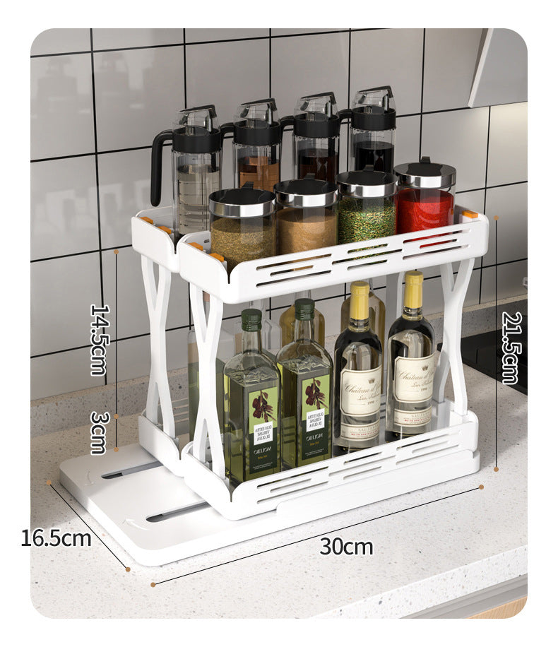 Pull-Out Rotating Spice Rack