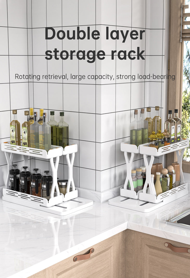 Pull-Out Rotating Spice Rack