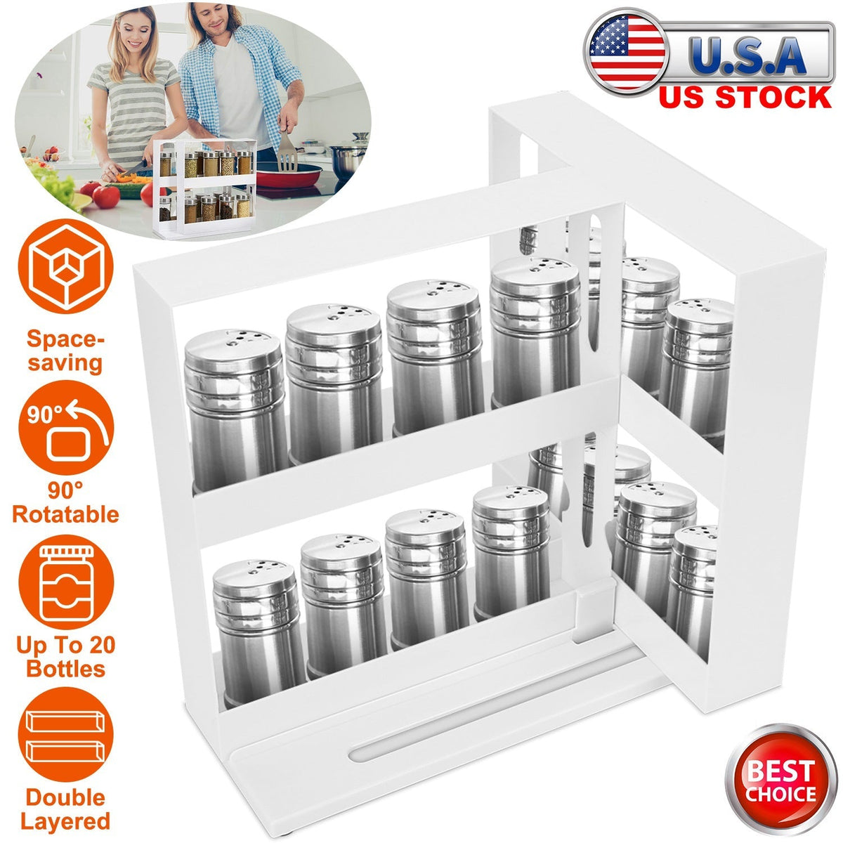 Swivel Cabinet Organizer