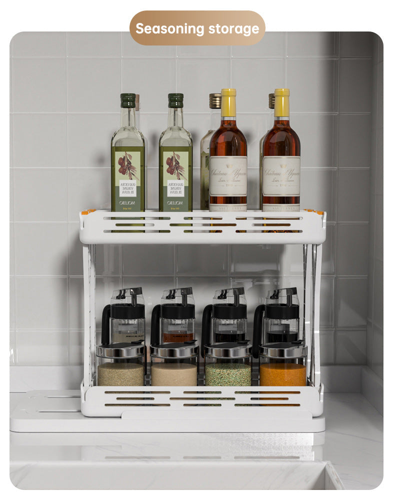 Pull-Out Rotating Spice Rack