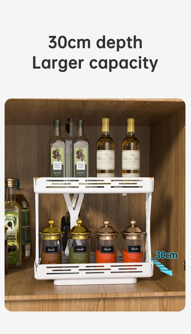 Pull-Out Rotating Spice Rack