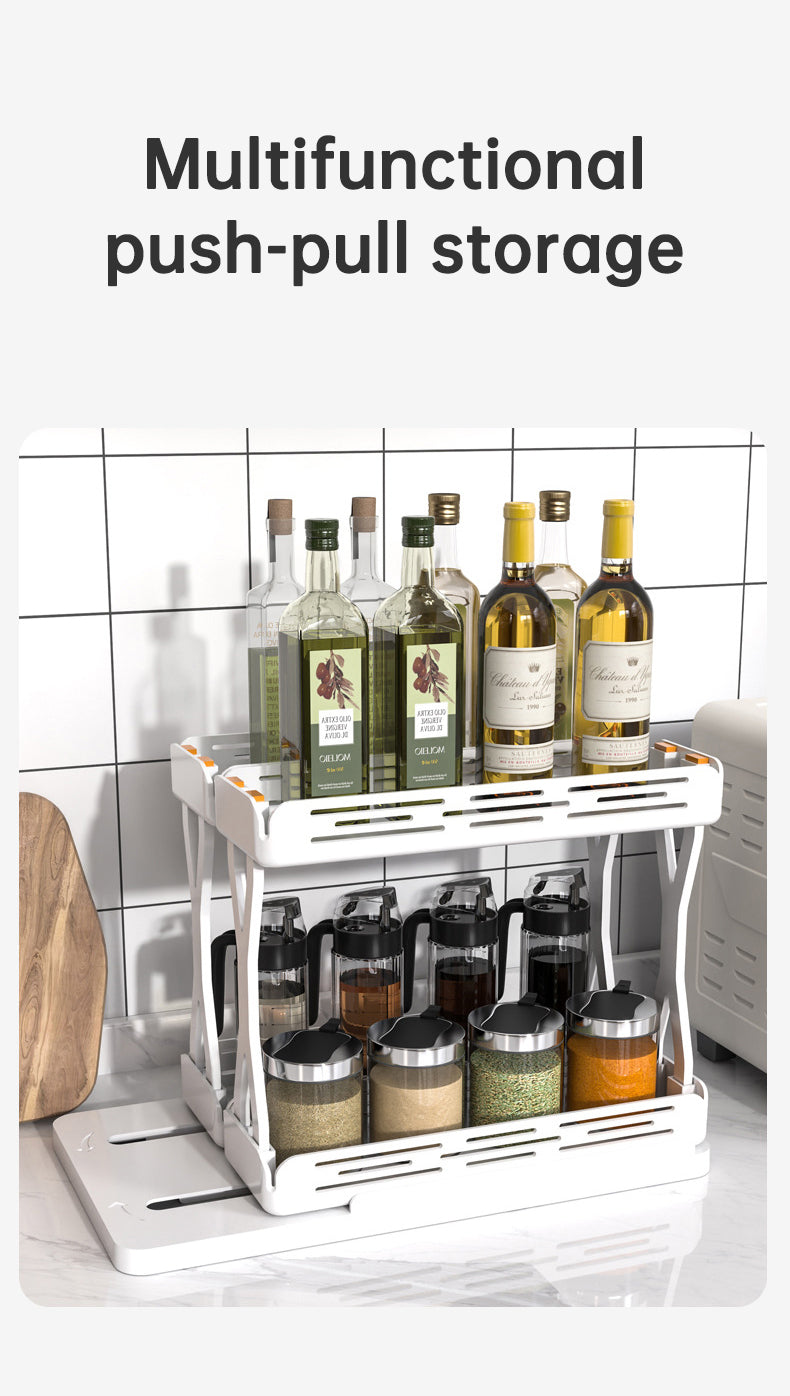 Pull-Out Rotating Spice Rack