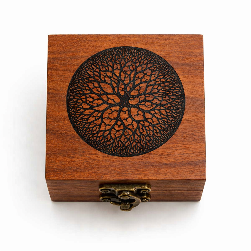 Cherry Wood Keepsake Box