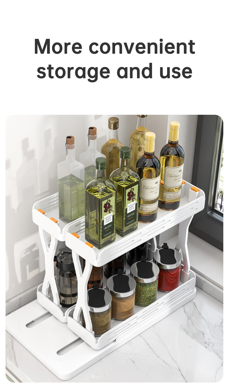 Pull-Out Rotating Spice Rack