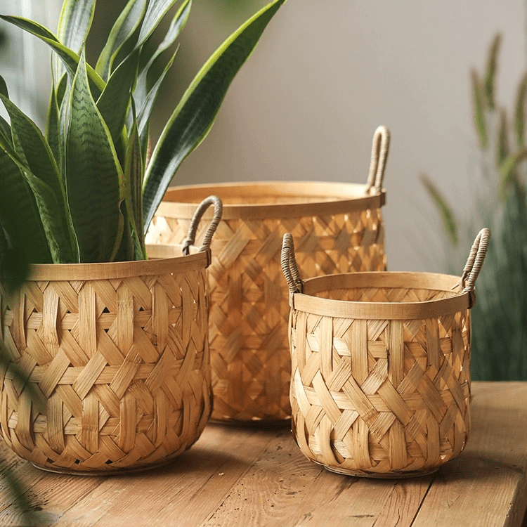 Bamboo Woven Basket