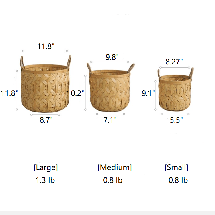 Bamboo Woven Basket