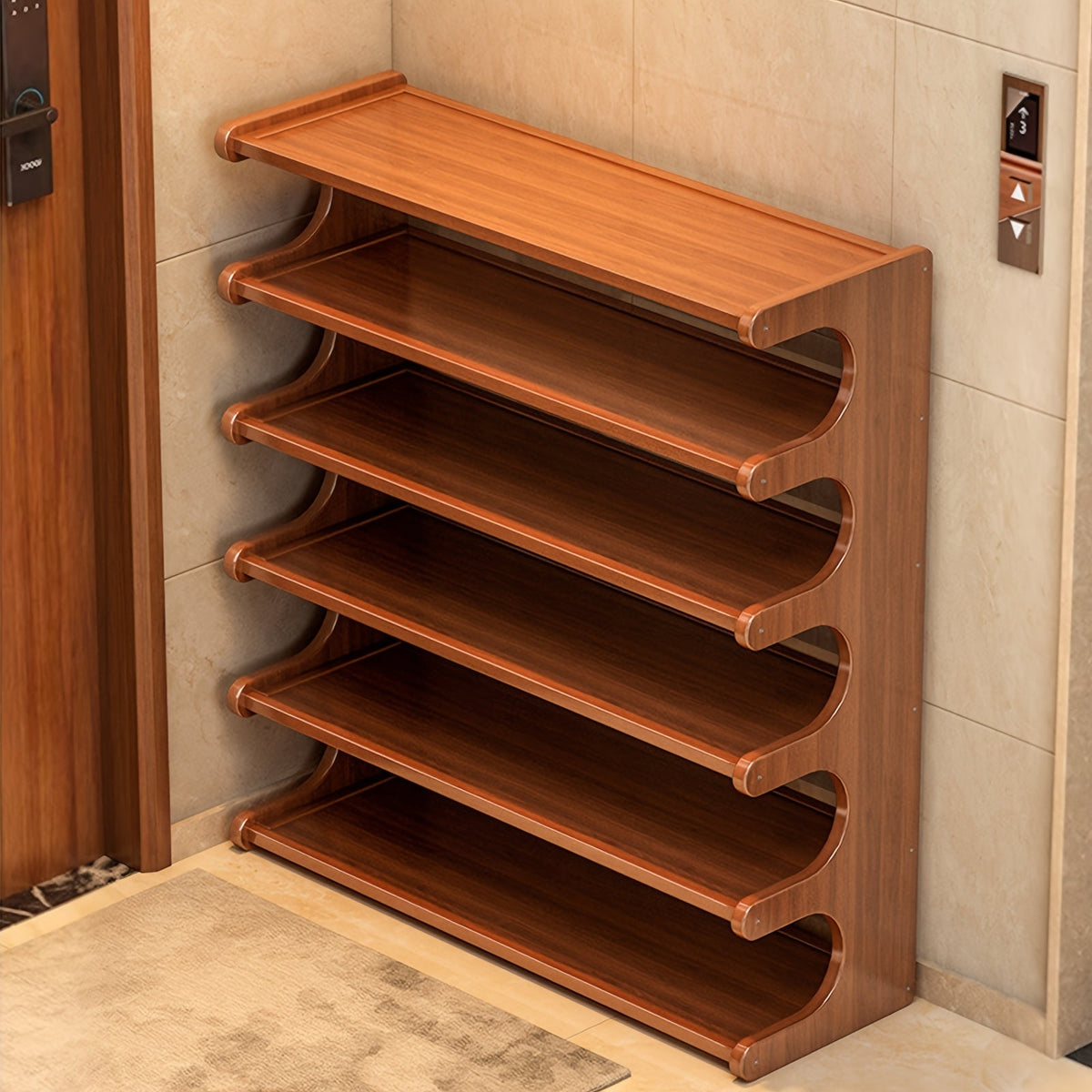 Bamboo Shoe Rack