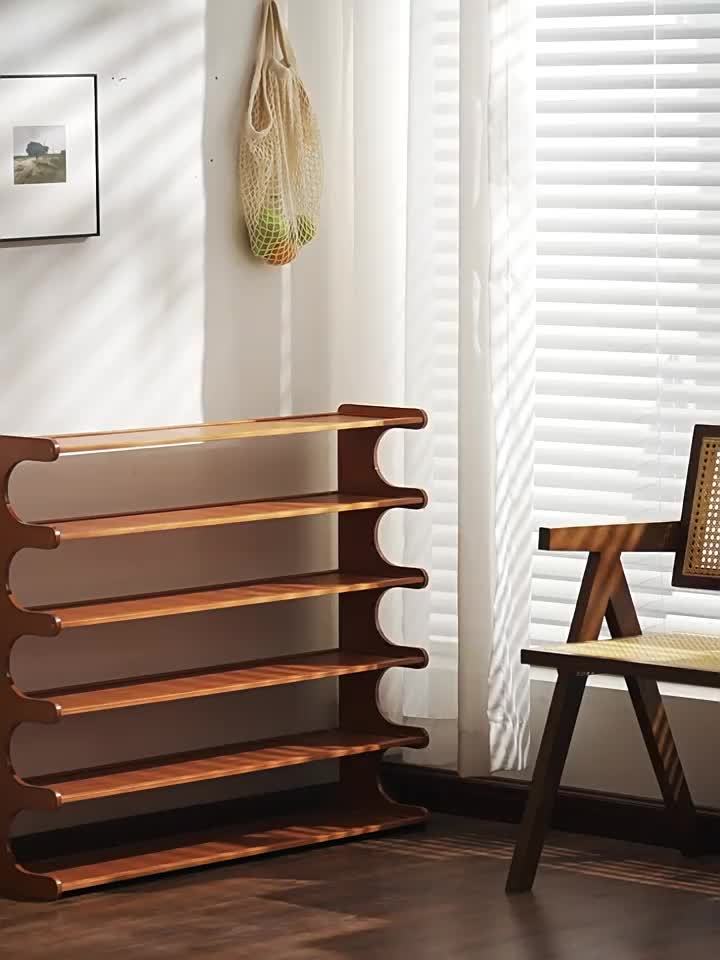 Bamboo Shoe Rack