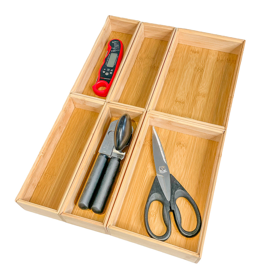 Bamboo Drawer Organizer