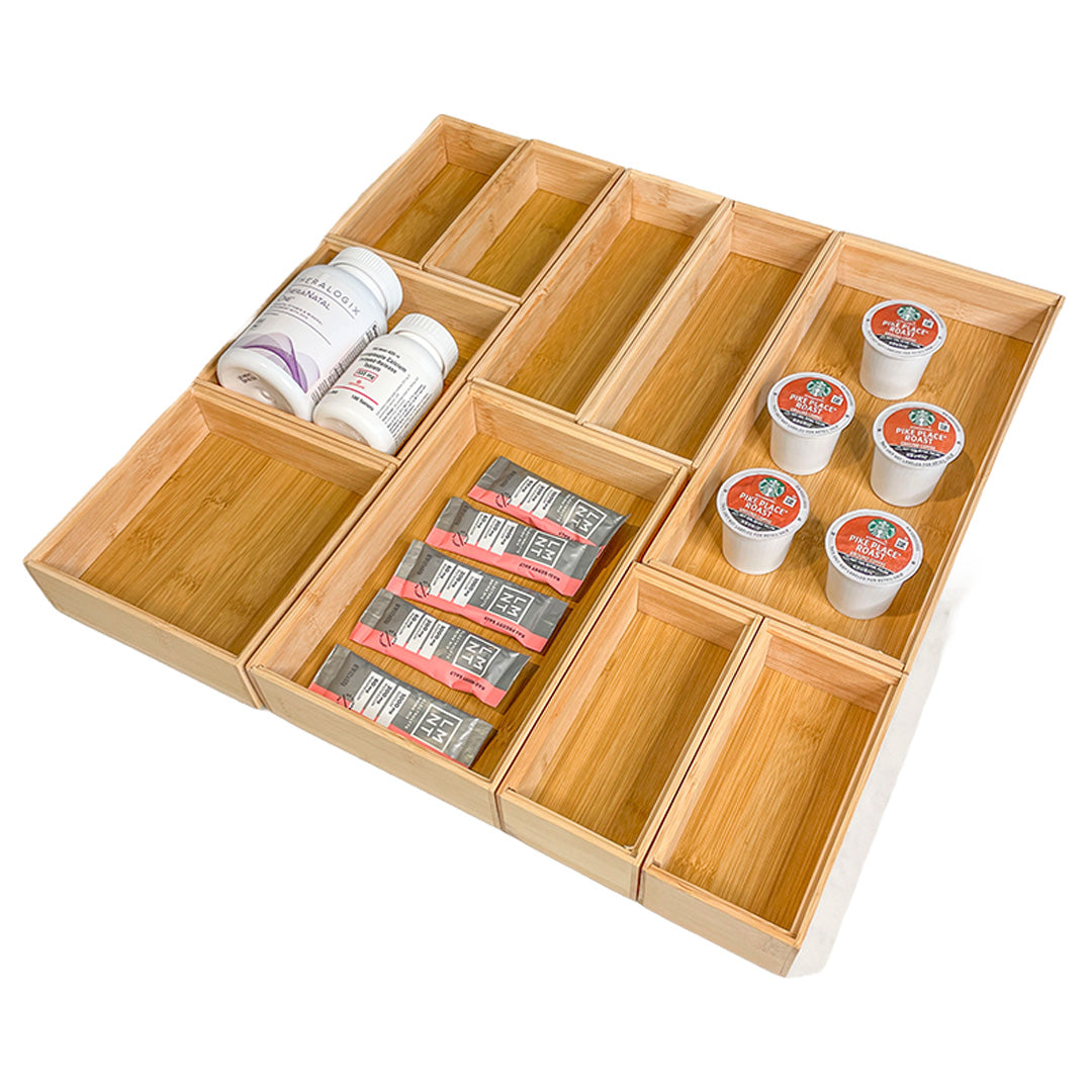 Bamboo Drawer Organizer