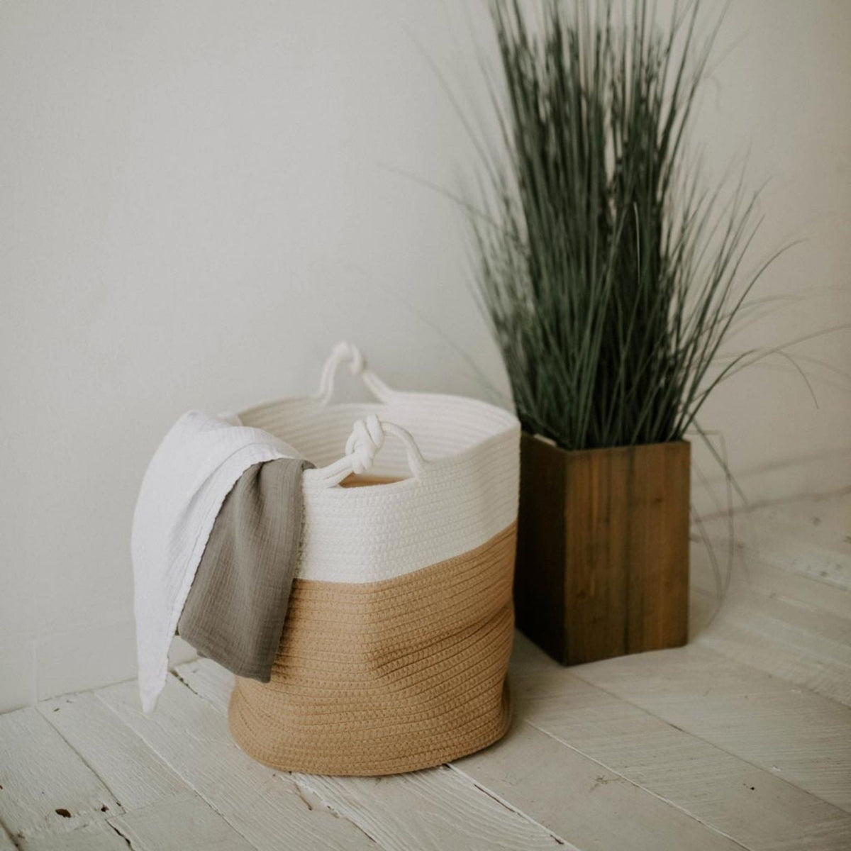 Cotton Rope Storage Basket