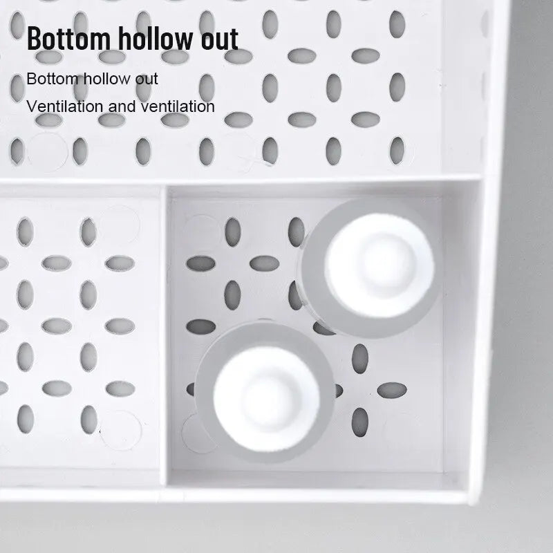 White Makeup Storage Drawers