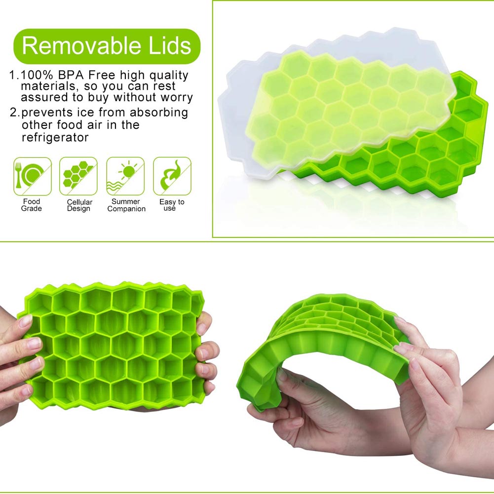 NestleNook Honeycomb Ice Cube Trays