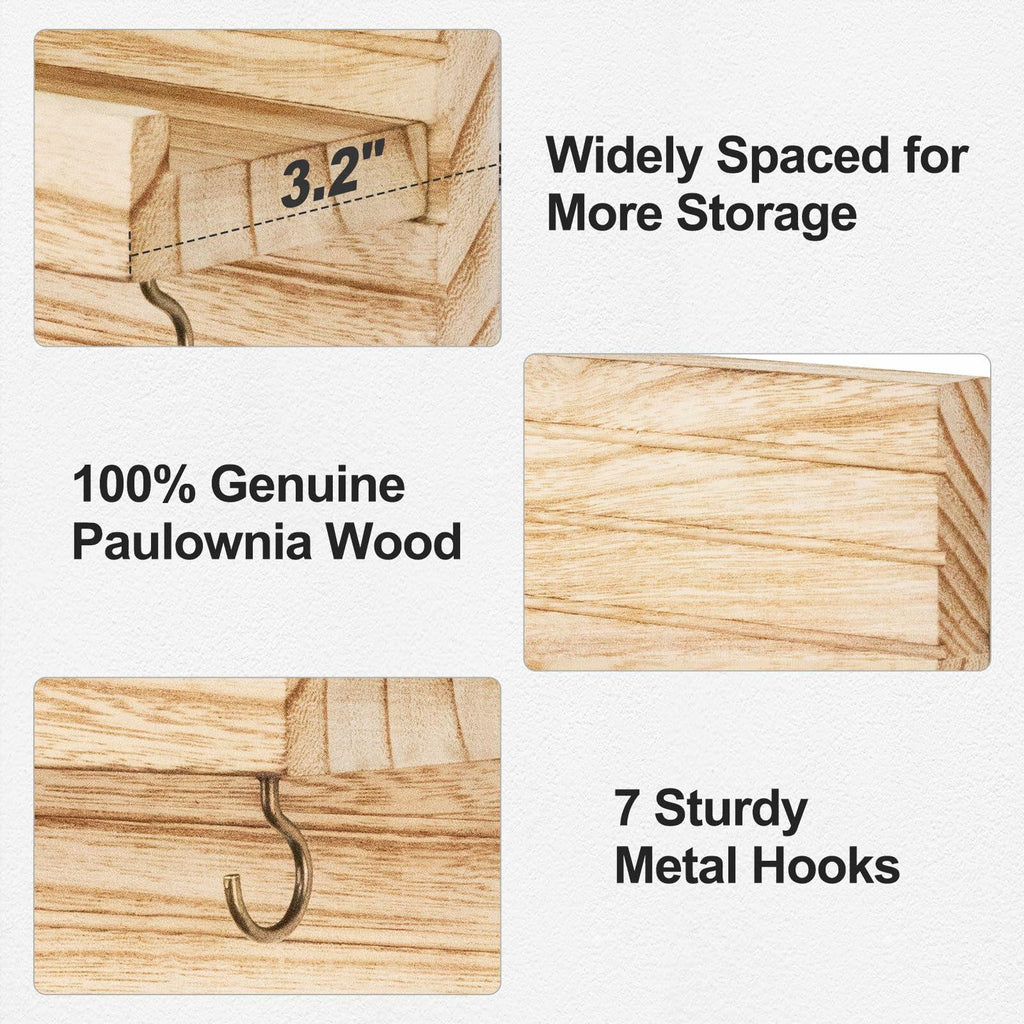 Wall Key Holder with Shelf