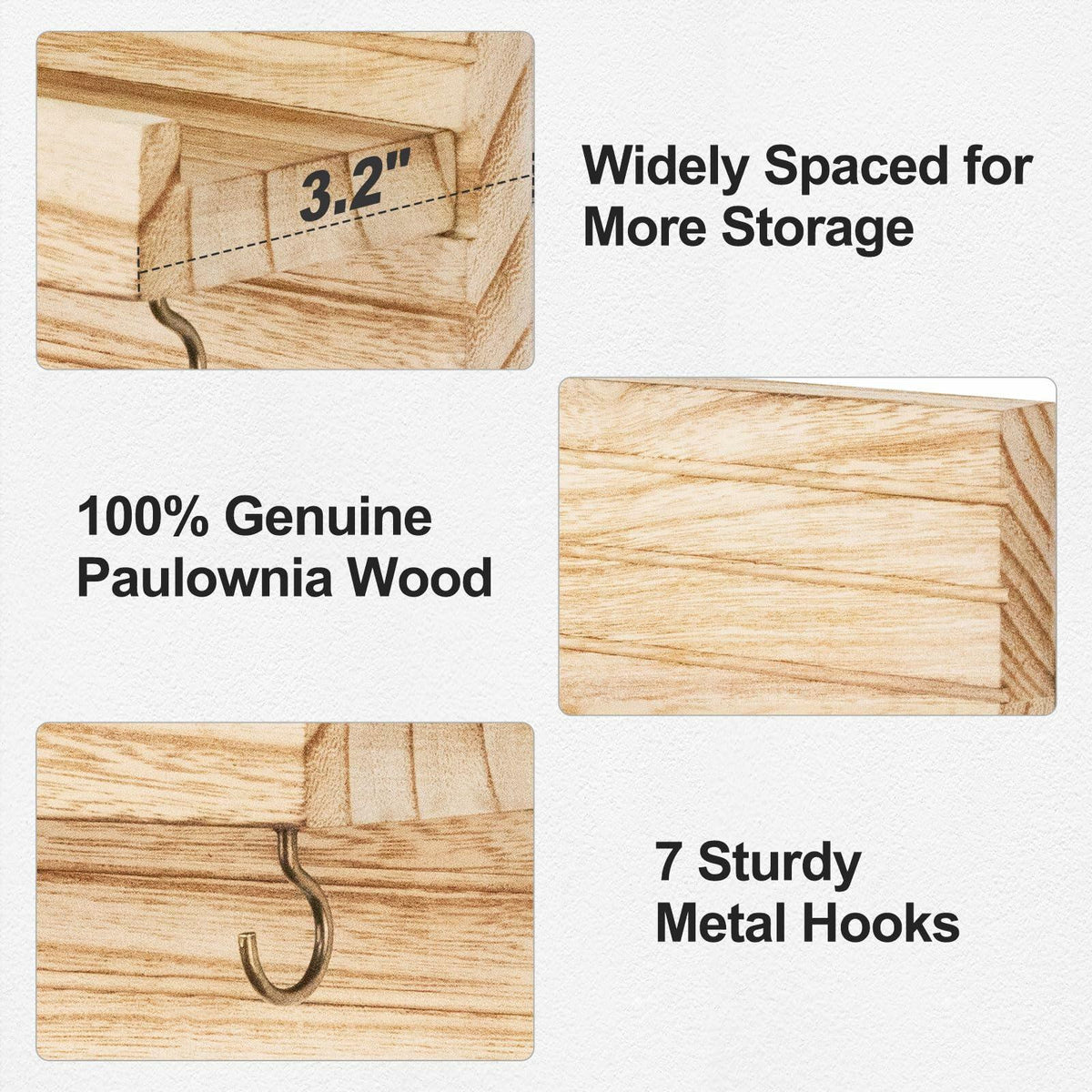 Wall Key Holder with Shelf