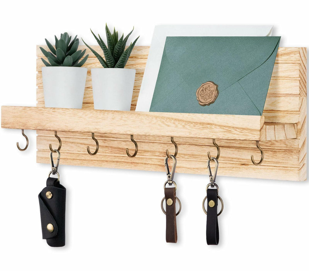 Wall Key Holder with Shelf