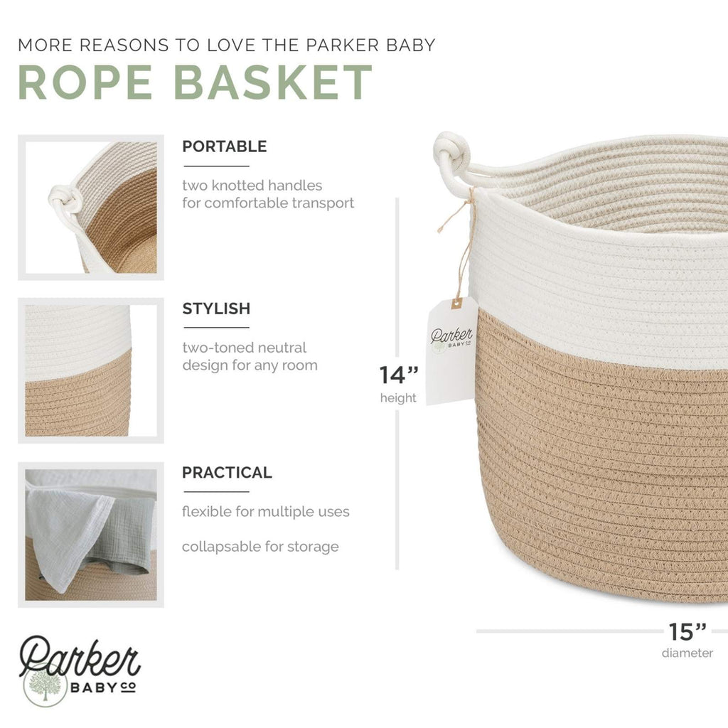 Cotton Rope Storage Basket