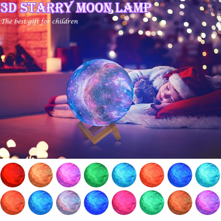 NestleNook 3D Magic Moon LED Light