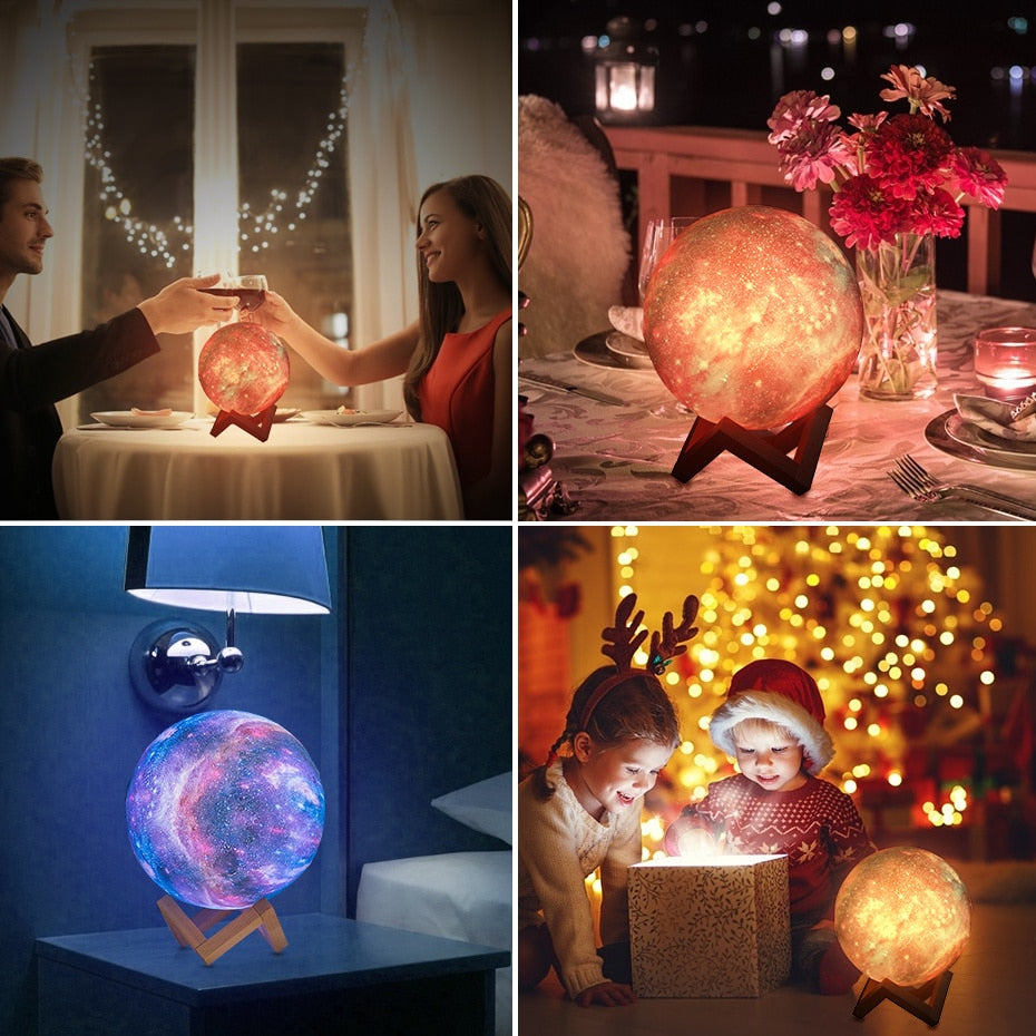 NestleNook 3D Magic Moon LED Light