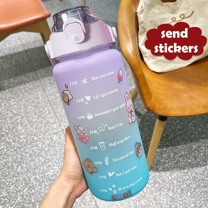 NestleNook Motivational Water Bottle